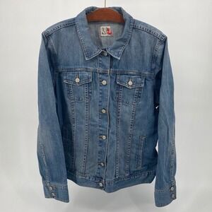 Old Navy Denim Jacket Women's‎ Light Wash Western Jean Jacket Classic XXL